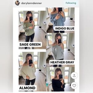 Take the long road top as seen on Daryl Ann Denner- White